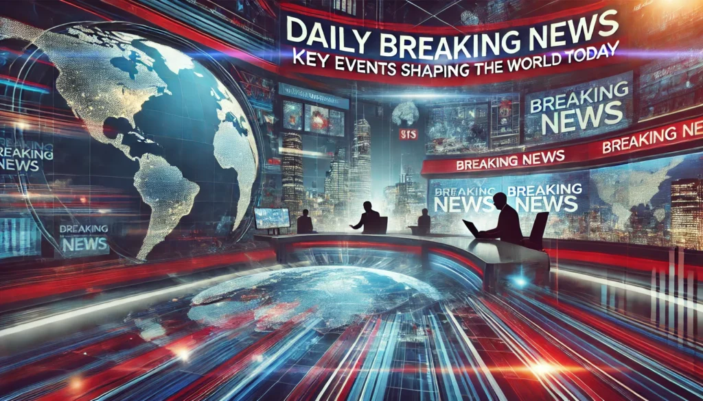 Daily Breaking News Key Events Shaping the World Today